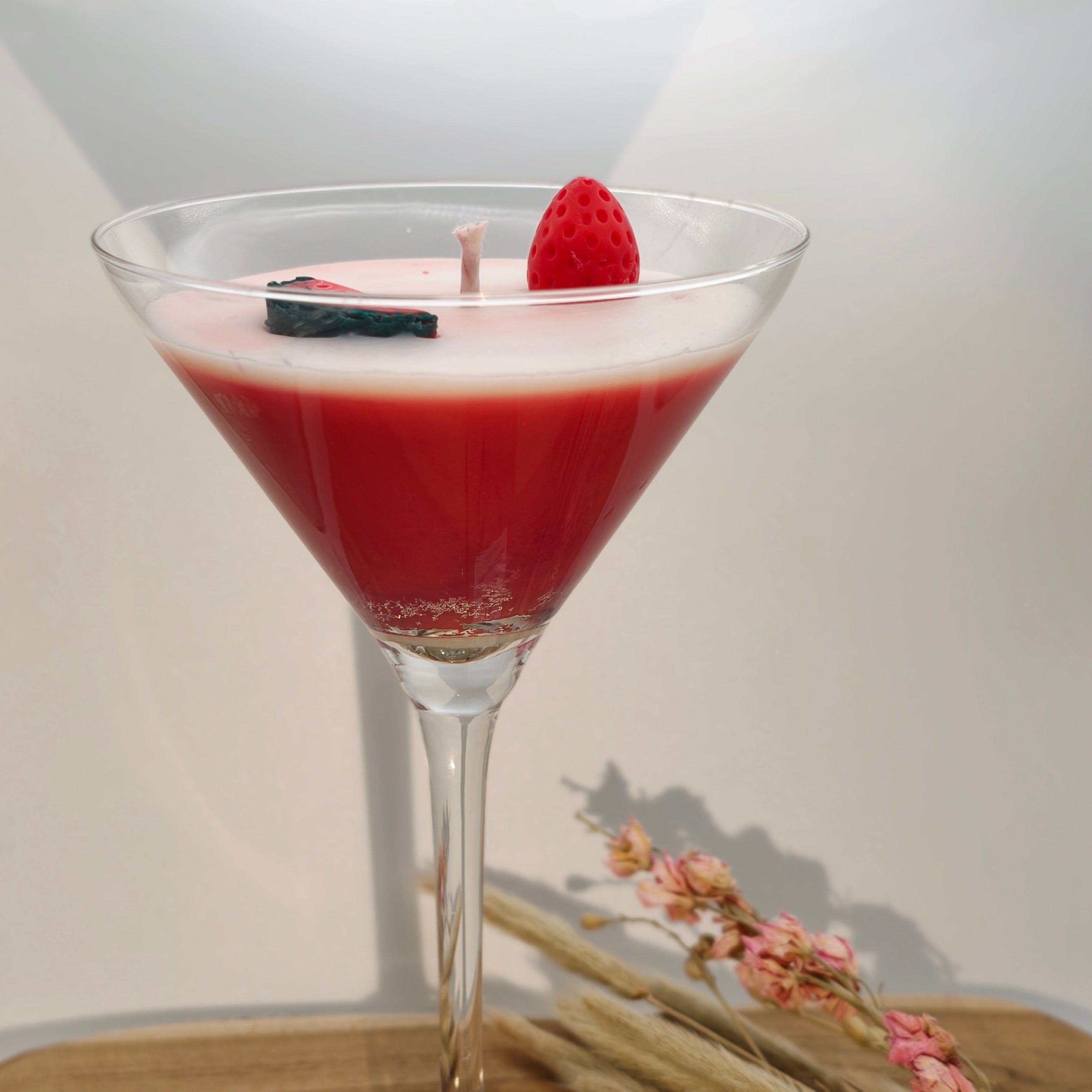 Berry Melon Splash – Handgemaakte meloen & rood fruit cocktail kaars (Limited Edition)